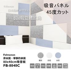 日本Felmenon菲米諾 DIY硬質聚酯纖維吸音板 80x40CM (5片裝)