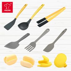 【MULTEE摩堤】矽晶迷你料理工具_煎鏟/湯勺/料理夾/刮刀/拌炒叉/防湯小手套
