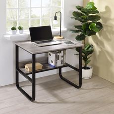 《LA.DIY》鑫克錸鋼木多用收納工作桌電腦桌辦公桌120cm