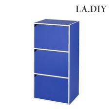 《LA.DIY》繽紛三格門櫃(三色)