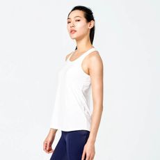 ANN RENA REYES |零著感運動背心 - 白（運動罩衫.運動上衣.瑜伽）