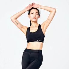 AANN RENA REYES | 薄紗美背運動內衣 - 黑 (運動內衣.運動上衣.瑜珈)
