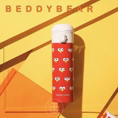 【TD】韓國BEDDYBEAR 杯具熊 浮雕芝麻街系列彈蓋 316不鏽鋼保溫瓶 彈蓋不鏽鋼保溫杯