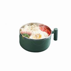 不鏽鋼泡麵碗 環保餐具 防燙碗 帶蓋餐具便當盒 密封隔熱碗 J2423