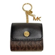 MICHAEL KORS 黑色卡哇伊收納盒造型鑰匙圈 #35F0GTVL0B