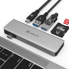 ADAM 亞果元素 Hub 5E USB 3.1 USB-C 5 合 1 多功能轉接器