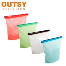 OUTSY 果凍QQ矽膠密封食物袋/分裝袋/調理袋