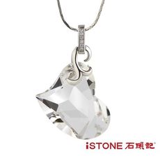 石頭記 天然白水晶白鋼項鍊-精靈之舞 甜心