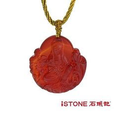 石頭記 觀音項鍊-慈悲觀音 紅玉髓