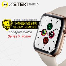 【小螢膜】APPLE WATCH Series 5 [40mm]-滿版全膠螢幕保護貼 MIT-2入組