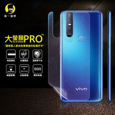 【大螢膜PRO】VIVO V15 全膠背蓋保護貼 環保 MIT (水舞-碳纖維)