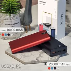 MCK-PB02  快充行動電源  PD18w QC3.0   20000mAh