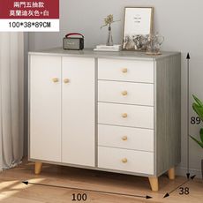 210【E家工廠】100公分收納櫃   斗櫃  抽屜櫃 多功能衣櫃 儲物櫃  置物架 免運