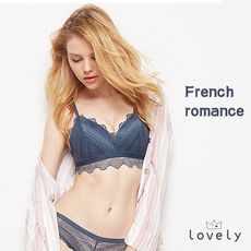 法式浪漫無鋼圈蕾絲內衣