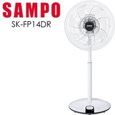 【SAMPO 聲寶】福利品。14吋7段速微電腦遙控DC直流電風扇 SK-FP14DR