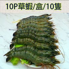 【富爾喜生鮮】活凍大草蝦300g/盒/10尾