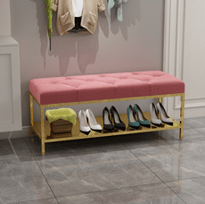 長條凳 休閒凳 160*35*45CM 服裝店沙發凳 床尾凳 鞋店試鞋凳進門口玄關儲物收納鐵藝換鞋凳