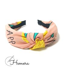 Hemera | 高彩度童趣鳳梨水果髮箍 鮮豔吸睛 質感爆好 (粉膚色)