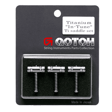 Gotoh In-Tune Tele Titanium Saddle Set 八度補償 弦枕 三顆