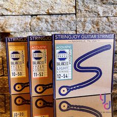 Stringjoy 10-50/11-52/12-54 黃銅 木吉他 民謠吉他 弦 絕佳音色