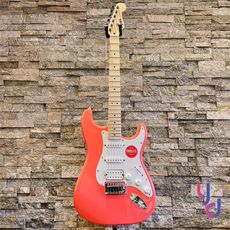 Fender Squier Sonic Strat HSS 粉紅色 電吉他 楓木指板  單單雙 拾音