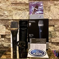 現貨免運 贈原廠受納袋/原廠夾頭 AKG D7S 專業級 動圈式 麥克風 卡拉OK 台灣代理公司貨