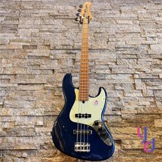 Bacchus BJB-1-RSM/M DLPB 深藍色 電 貝斯 Jazz BASS 烤楓木 琴頸