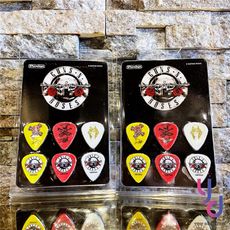 Dunlop Guns N' Roses 槍與玫瑰 吉他 撥片 彈片 PICK 6片/組 紀念版本