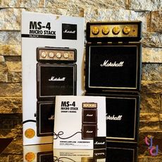 (贈專用導線) Marshall MS-4 MS4 電 吉他 雙層 迷你 音箱 1瓦 可接 耳機