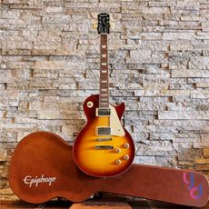 Epiphone 1959 Les Paul Standard Tea Burst  消光虎紋 電吉