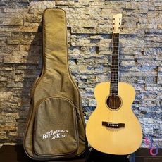 贈千元配件 Recording King FF-39 全單版 民謠 木 吉他 OM桶身 原木色