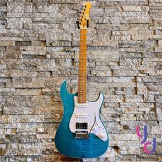 JET Guitar JS-450 OB 深藍色 大虎紋 Strat 電 吉他 單單雙 進階 suh
