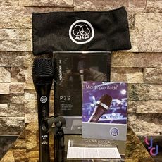 現貨免運 贈原廠受納袋/原廠夾頭 AKG P3S 動圈式 麥克風 卡拉OK 直播 台灣代理公司貨