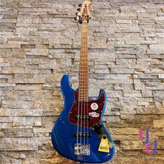 Bacchus WL4-STD/RSM DLPB 深藍色 電 貝斯 烤楓木琴頸 Global系列