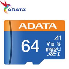 ADATA 威剛 64G 64GB microSDXC TF U1 A1 C10 V10 記憶卡