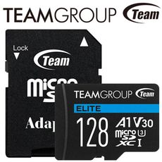 【公司貨】Team 十銓 128G microSDXC TF UHS-I U3 A1 V30 記憶卡