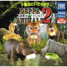 全套5款 暴牙動物 P2 扭蛋 轉蛋 DEPPA ANIMALS 兔寶寶牙動物 884399