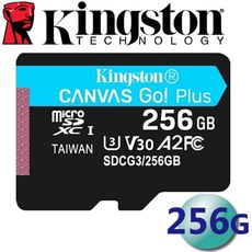 【公司貨】金士頓 256G 256GB microSDXC U3 V30 A2 記憶卡 SDCG3