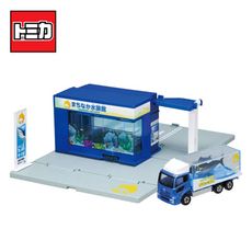 TOMICA 新城鎮 水族館 內附小車 城鎮系列 場景玩具 多美小汽車 日本正版【949435】