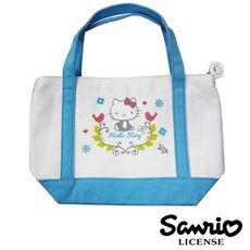 HelloKitty 凱蒂貓 北歐風 手提袋 便當袋 帆布袋 三麗鷗 Sanrio【005145】