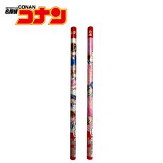 名偵探柯南 紅色鉛筆 2入組 日本製 鉛筆 圓軸鉛筆 紅鉛筆 怪盜基德 灰原哀 456434