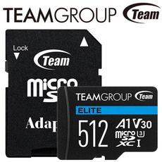 公司貨 Team 十銓 512GB microSDXC TF UHS-I U3 A1 V30 記憶卡