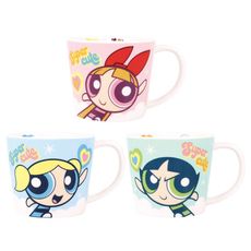 飛天小女警 寬口馬克杯 290ml 馬克杯 寬口杯 咖啡杯 247530 247547 247554