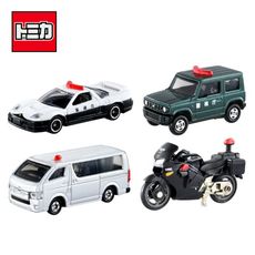 TOMICA 緊急事件 警車組 玩具車 巡邏車 摩托車 多美小汽車 日本正版【170549】