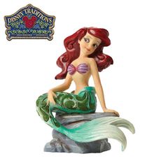 Enesco 小美人魚 塑像 公仔 精品雕塑 艾莉兒 Ariel 迪士尼 Disney 394017