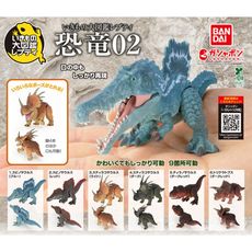 小全套4款 生物大圖鑑 恐龍 P2 扭蛋 轉蛋 棘龍 戟龍 恐龍模型【888663SP】