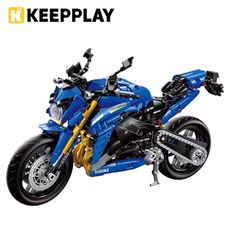KEEPPLAY 積木模型 1：6 鈴木機車 GSX-S1000 1017片 模型【322656】