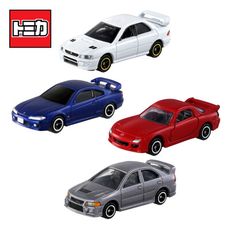 TOMICA 歷代跑車車組 速霸陸 日產 馬自達 三菱 玩具車 多美小汽車 日本正版【194422】