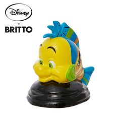Enesco Britto 小比目魚 迷你塑像 公仔 精品雕塑 塑像 小美人魚【295791】