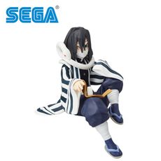 鬼滅之刃 伊黒小芭内 坐坐吃飯糰 公仔 模型 15cm 坐姿公仔 坐坐公仔 SEGA【954368】